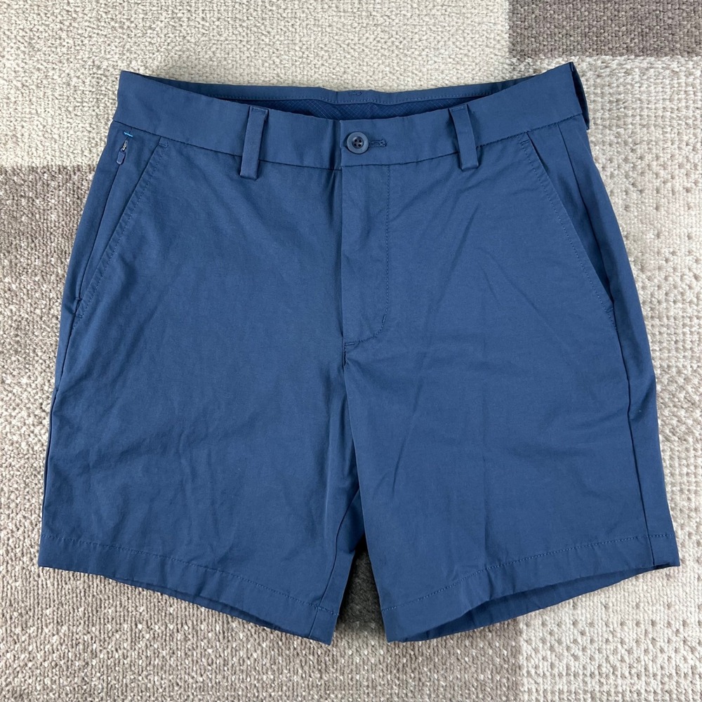 Vineyard Vines On The Go Short 7 Inch Gorpcore Blue Mens Sz 28 Golf Hiking Tech